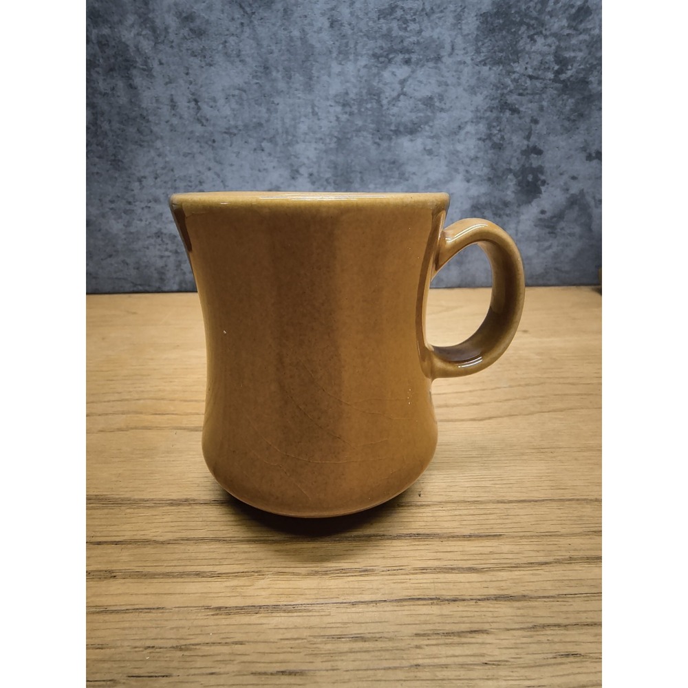 Vintage DCC Bell-Shaped‎ Brown Diner Ceramic Coffee Mug